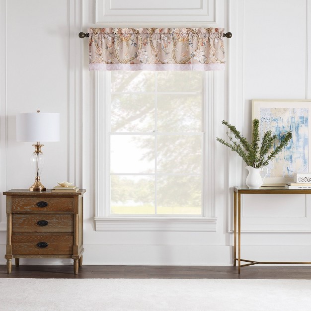 Mudan Window Valance Taupe Waverly