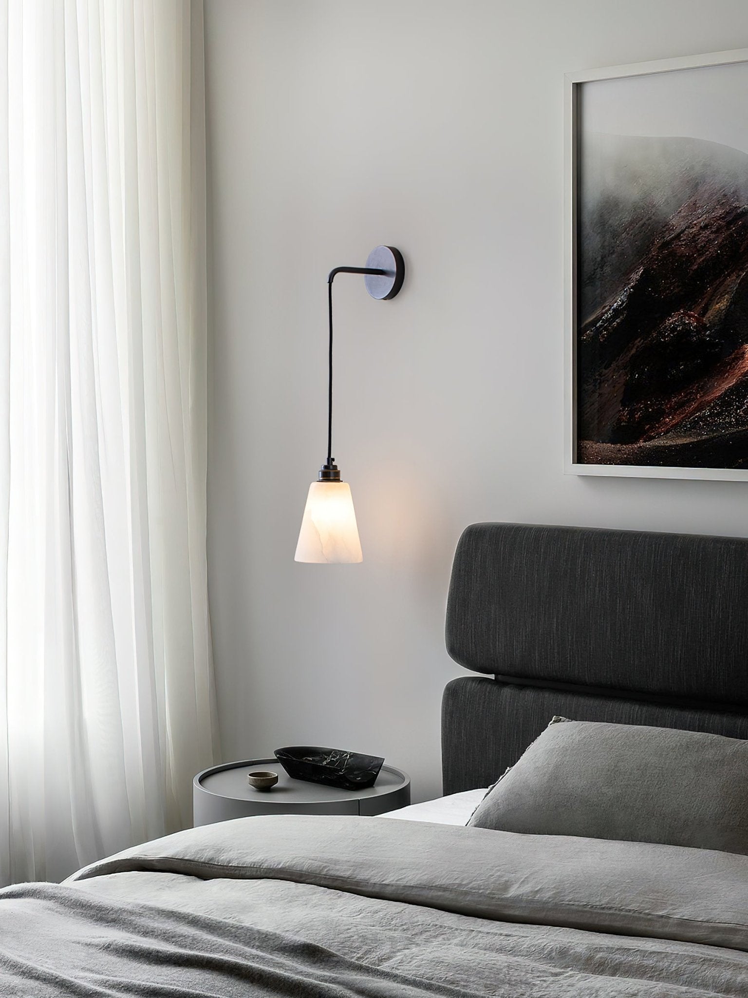 Droplet Alabaster Wall Lamp