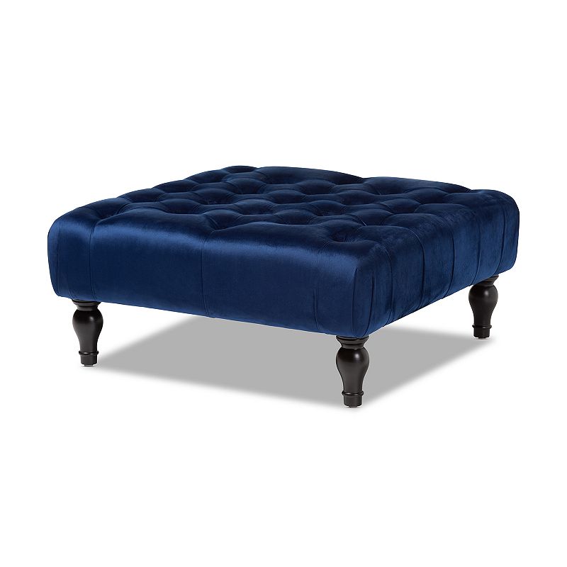 Baxton Studio Keswick Tufted Ottoman