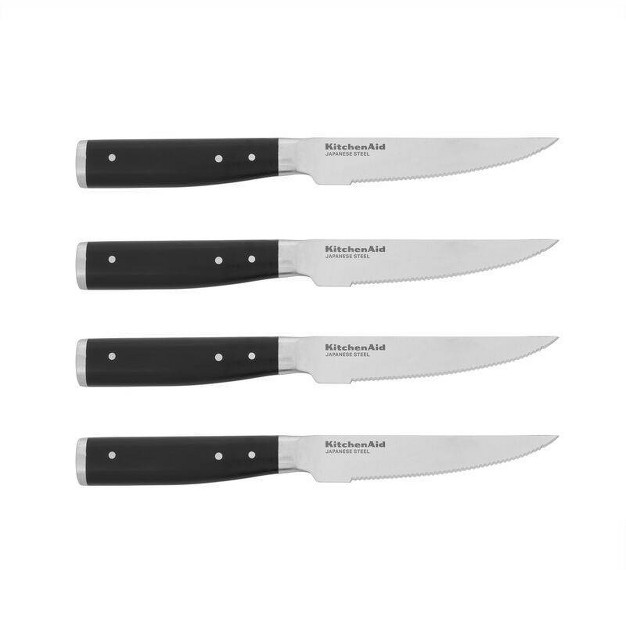 Kitchenaid 4pc Triple Rivet Steak Knife Set