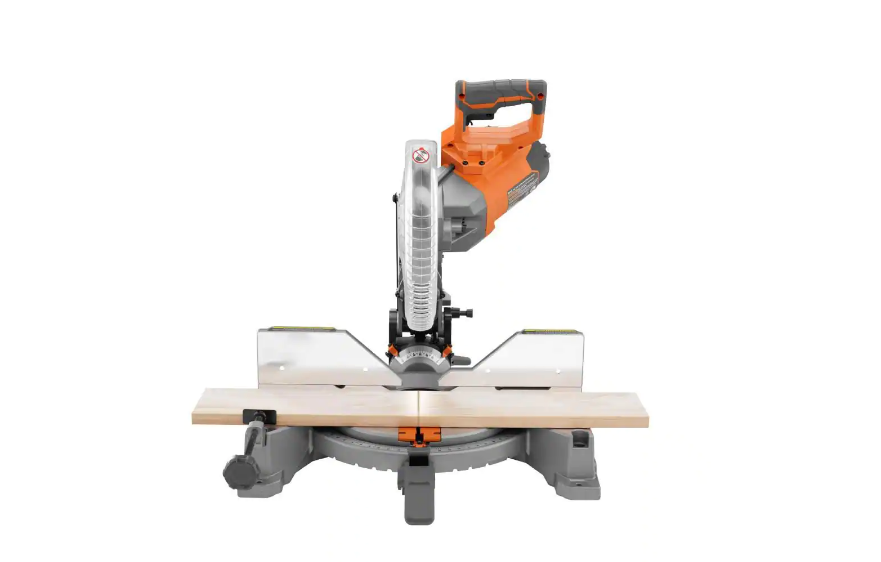 RIDGID R4113-AC9946 15 Amp 10 in. Dual Miter Saw with LED Cut Line Indicator with Universal Mobile Miter Saw Stand