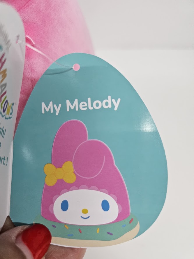 Squishmallows Official Kellytoys Plush 8 Inch My Melody with Floatie from Hello Kitty and Friends Sanrio Ultimate Soft Plush Stuffed Toy