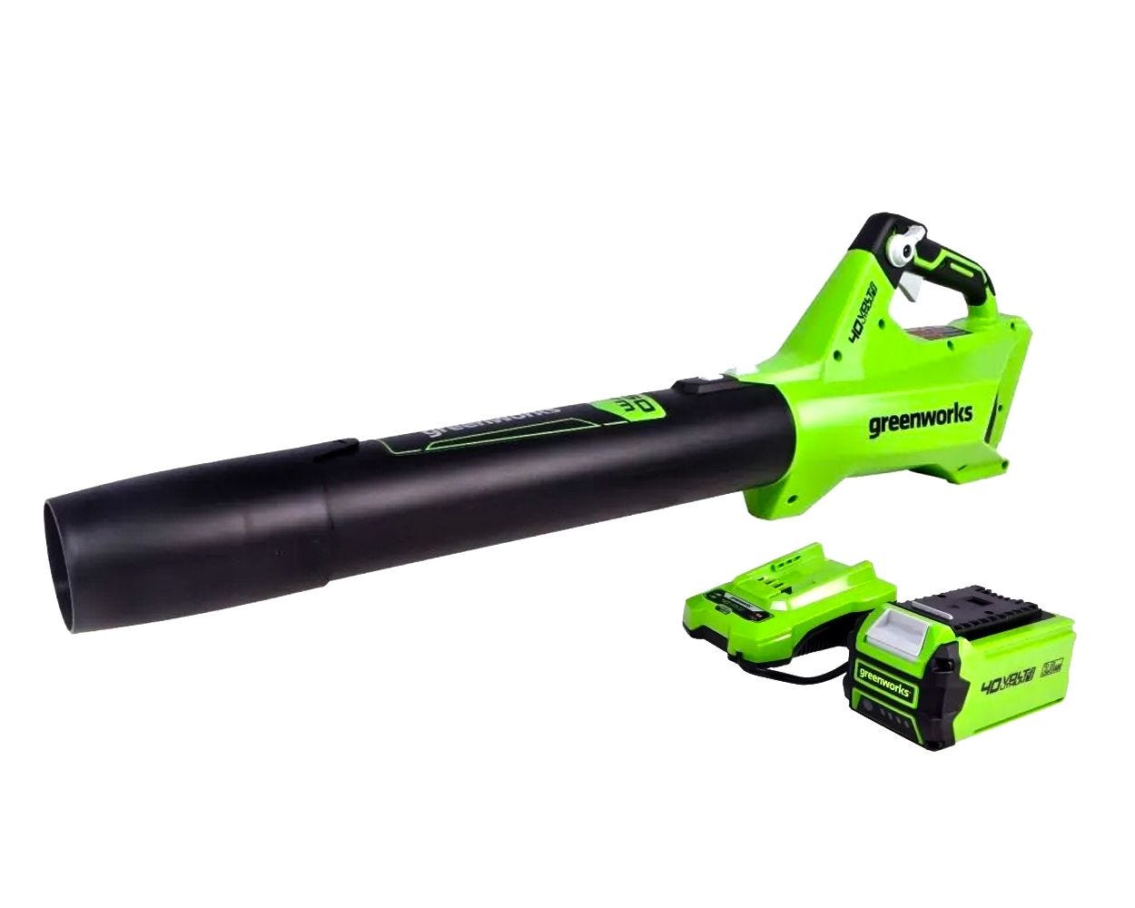 40V 450 CFM Axial Leaf Blower  Battery | Greenworks Tools