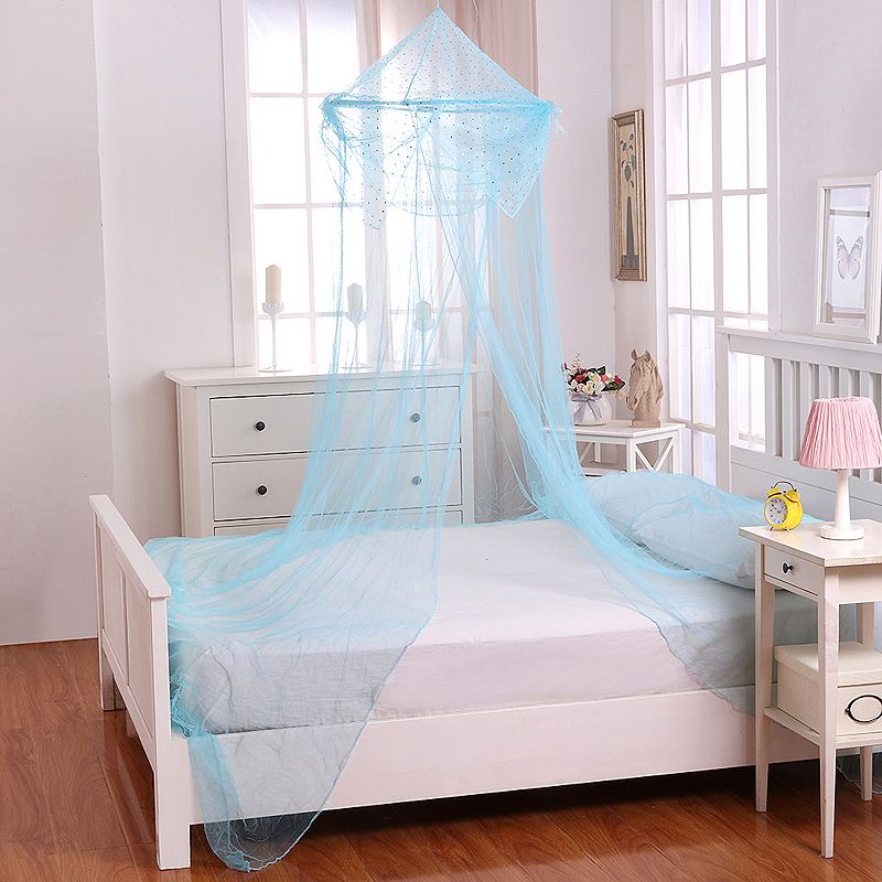 Casablanca Kids Raisinette Sheer Collapsible Hoop Bed Canopy