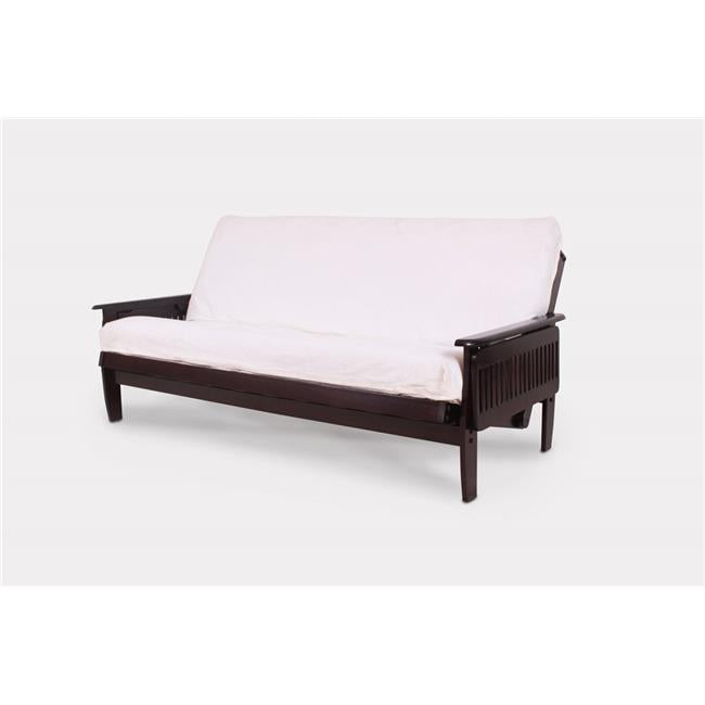 Donco Kids Futons PD-DEN-JA-F-NAV Denver Full Size Futon Mattress - Java & Navy