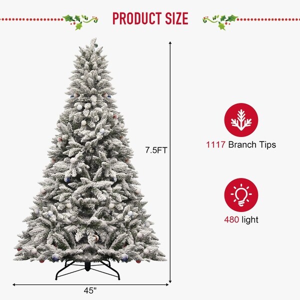 GAZEBEST Prelit Artificial Christmas Tree Xmas Tree