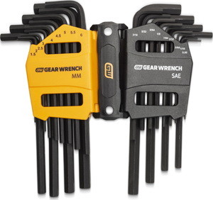 GearWrench 83504 26 Piece SAE/Metric Long Arm Hex ...