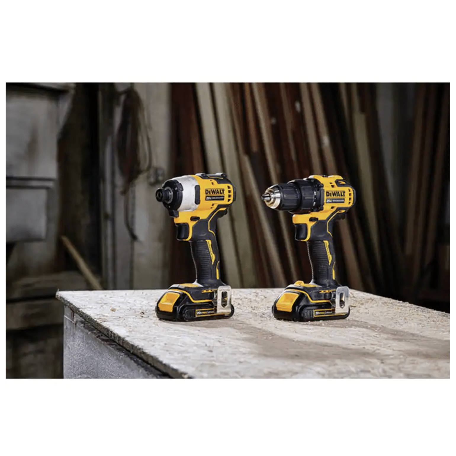 Dewalt Atomic 20V Max Li-Ion Brushless Cordless Drill/Impact Combo Kit (2-Tool) with Bare Cordless Oscillating Tool (DCK278C2W354B)