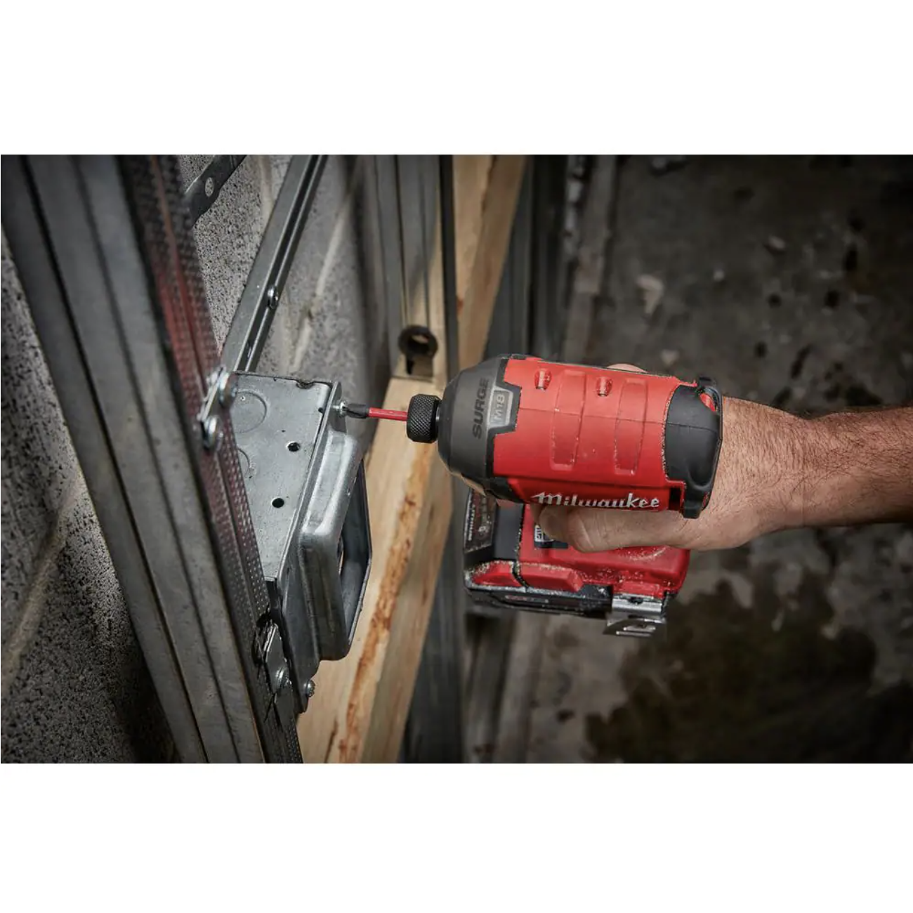 Milwaukee M18 FUEL SURGE 18V Lithium-Ion Brushless Cordless 1/4 in. Hex Impact Driver Compact Kit with Two 5.0 Ah Batteries