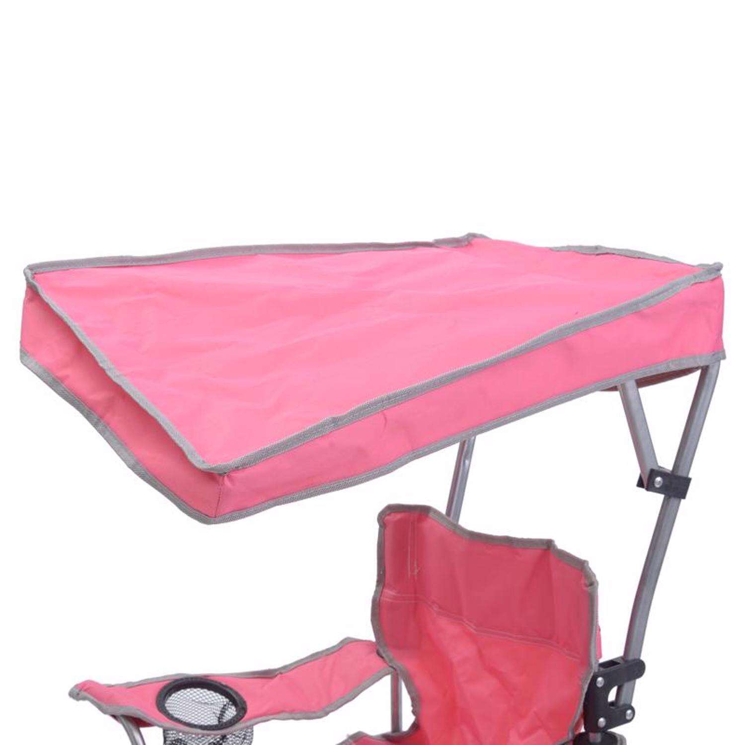 QuikShade Pink Canopy Kids Folding Chair