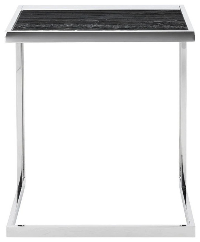 Cillian Black Wood Side Table   Contemporary   Side Tables And End Tables   by V.S.D Furniture  Houzz