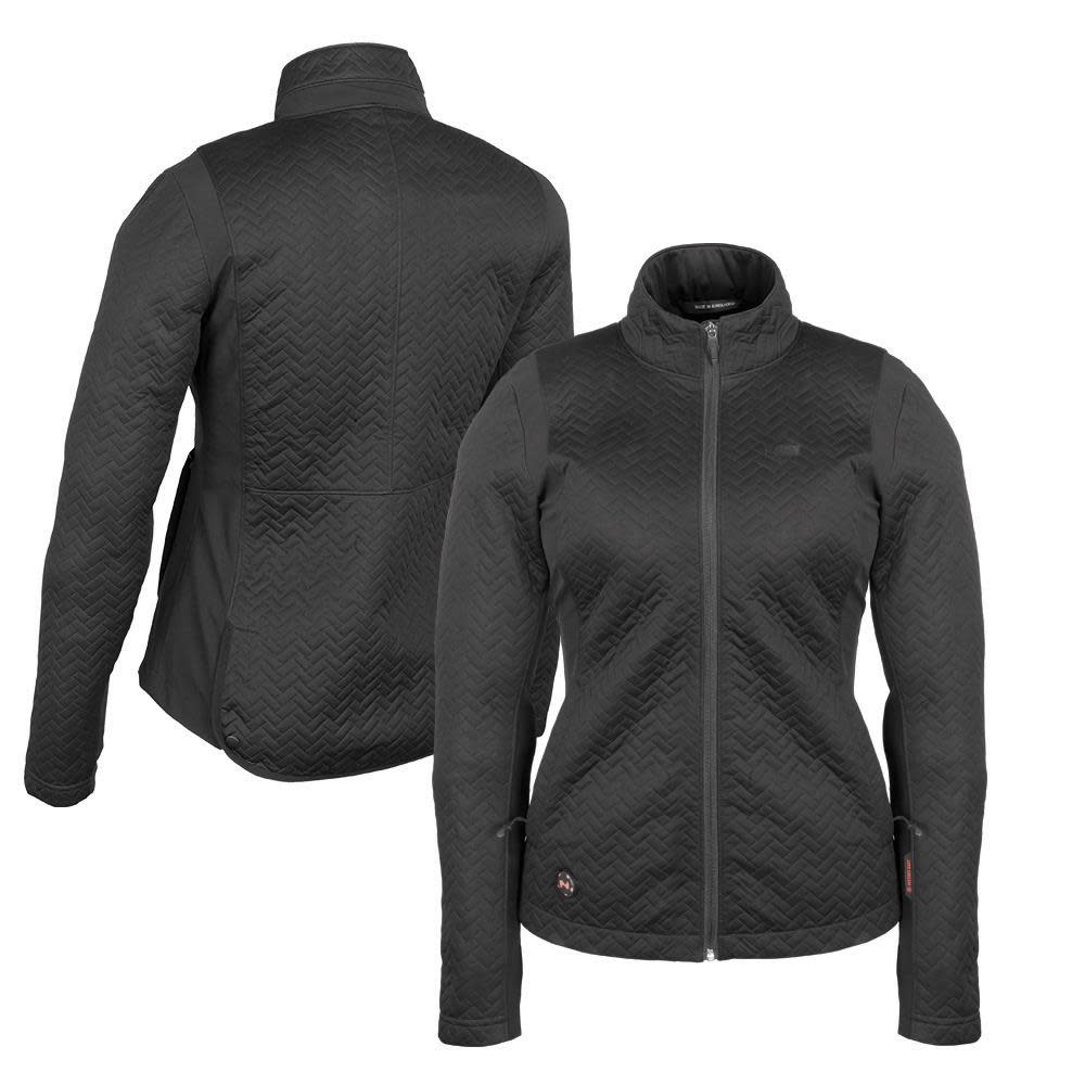 Sierra Heated Jacket 7.4 Volt Womens Black Medium ;