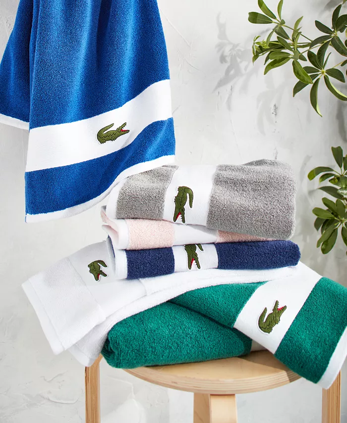 Lacoste Home Lacoste Heritage Sport Stripe Cotton Hand Towel