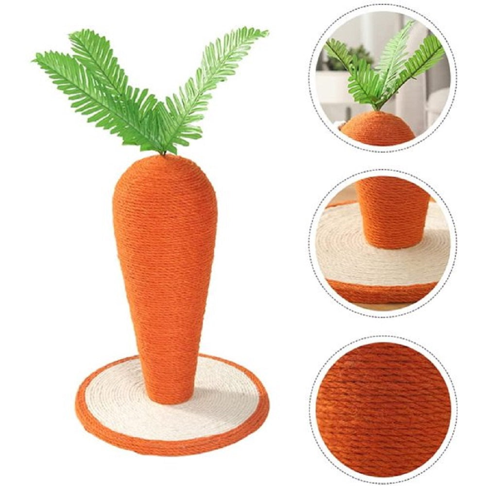 Lovely Caves 11.4-in Carrot Cat Scratching Post