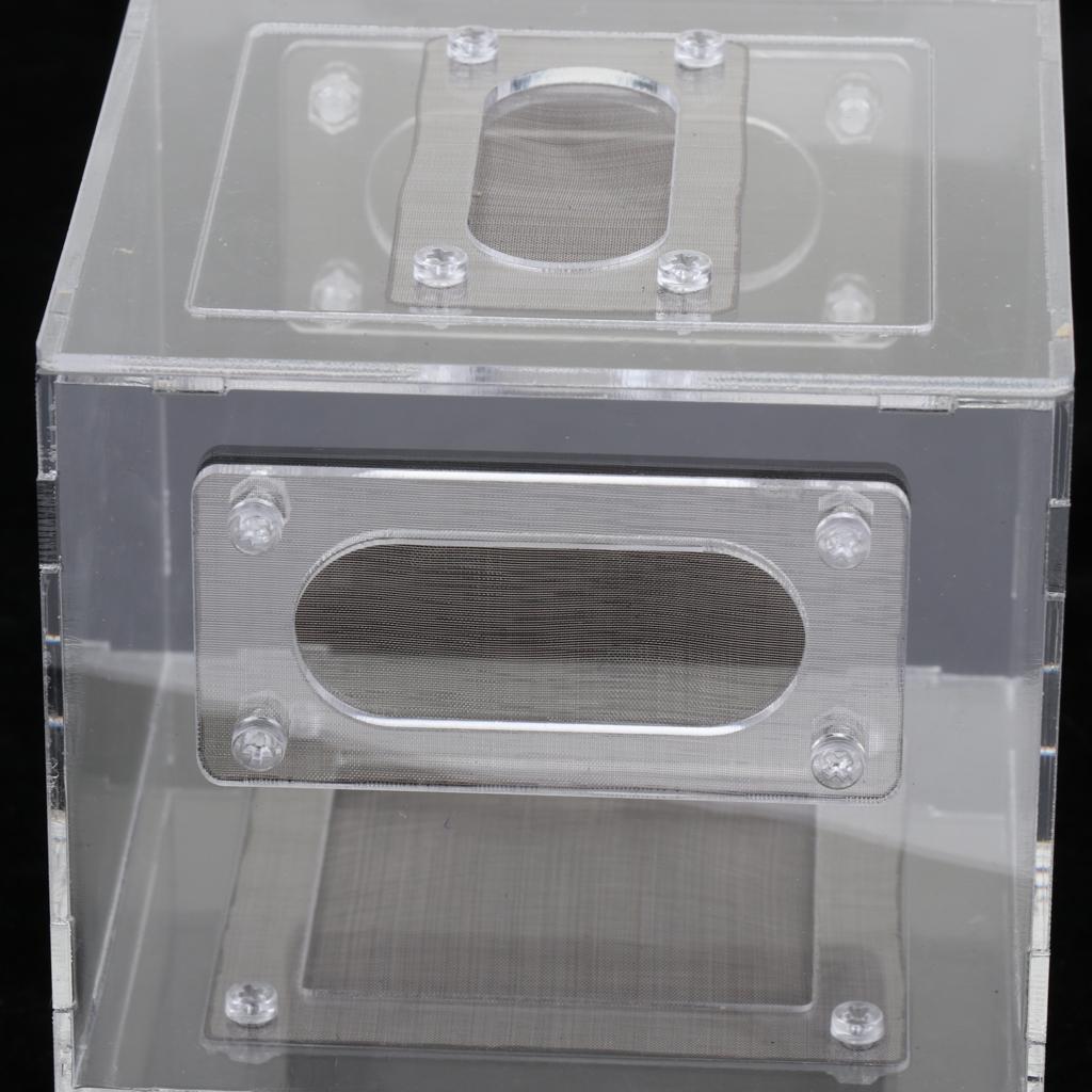 Reptiles Feeding Container Hedgehogs Breeding Tanks Box Case for Turtle S