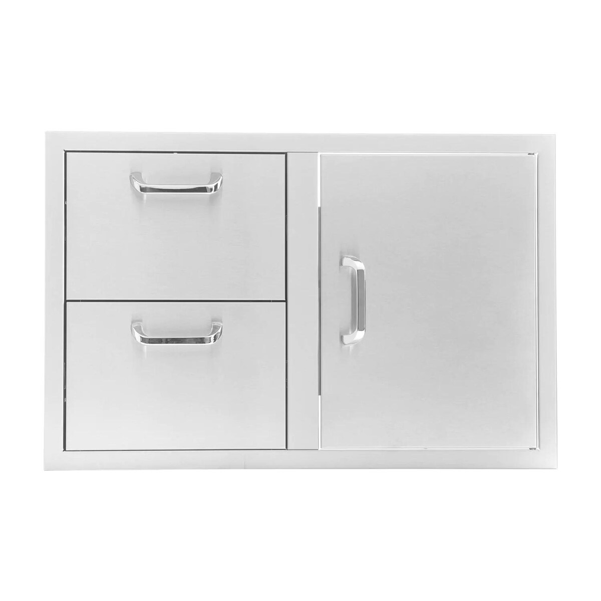 32-in Stainless Steel Access Door/Dbl Drawer Combo