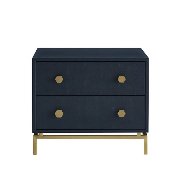 Jalynn 2 Drawers Side Table