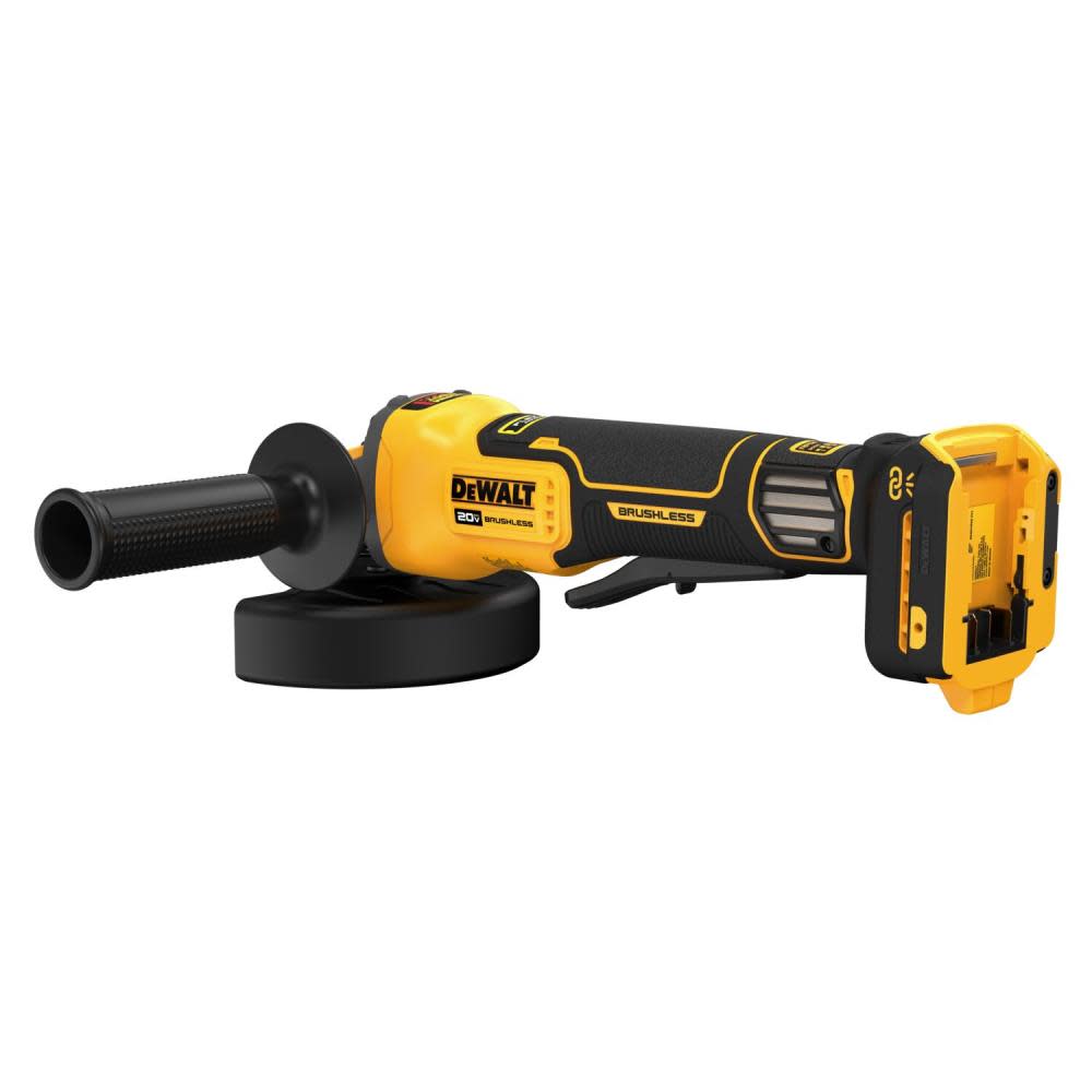 DEWALT 20V MAX 4.5-5 Grinder Variable Speed with FLEXVOLT ADVANTAGE Technology Bare Tool ;