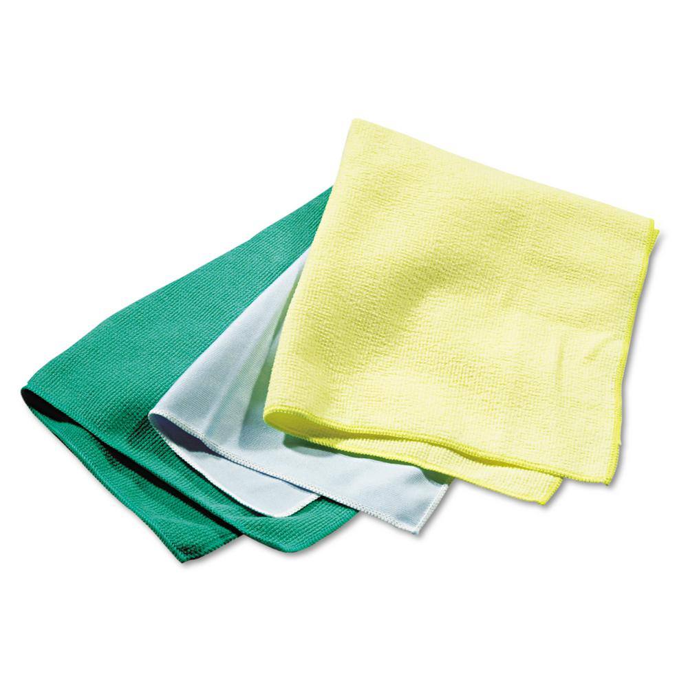 Rubbermaid Commercial Products HYGEN 16 in. Microfiber Bathroom Cloth (Case of 12) RCPQ610