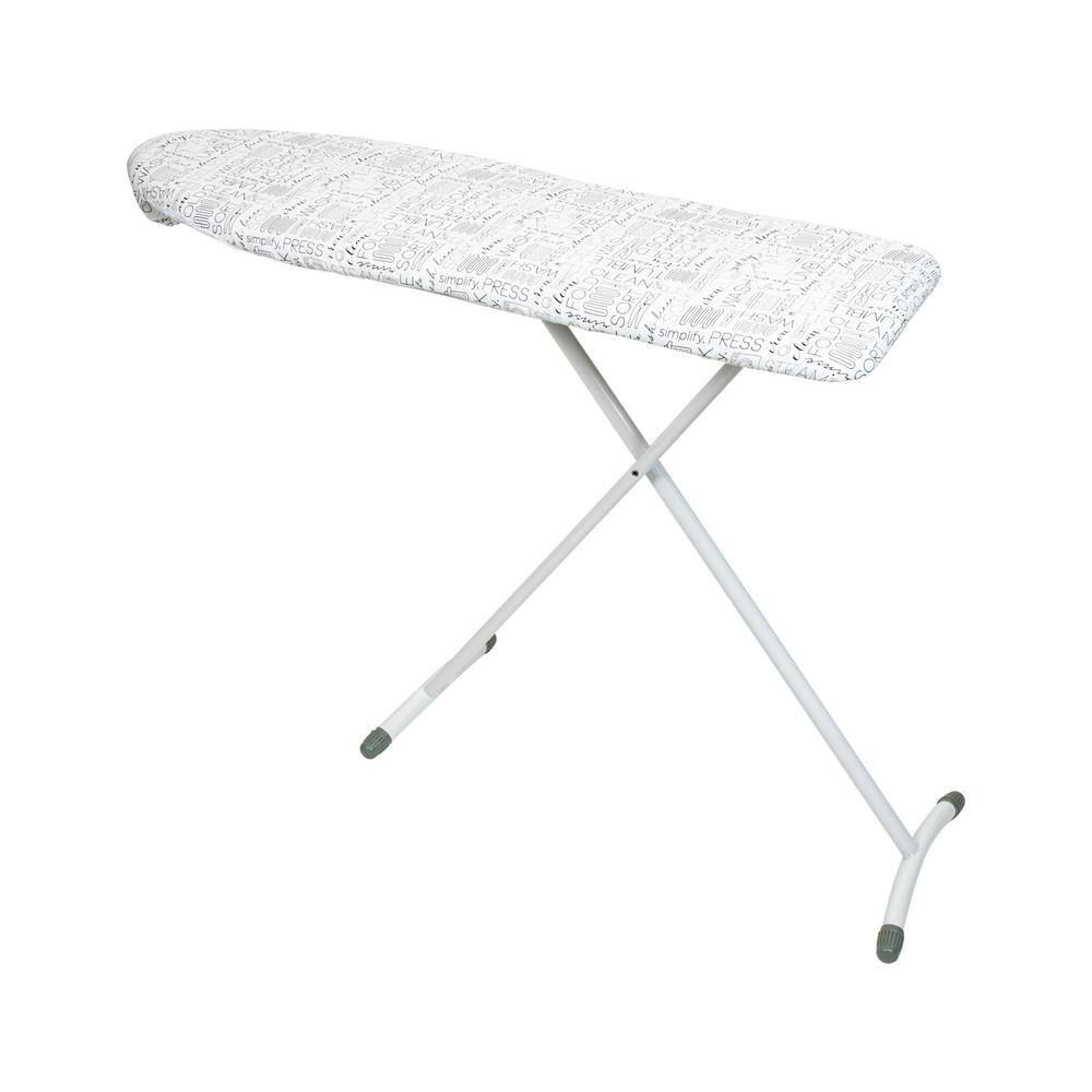 SIMPLIFY Scorch Resistant Ironing Board Cover and Pad in White 25447-WHITE