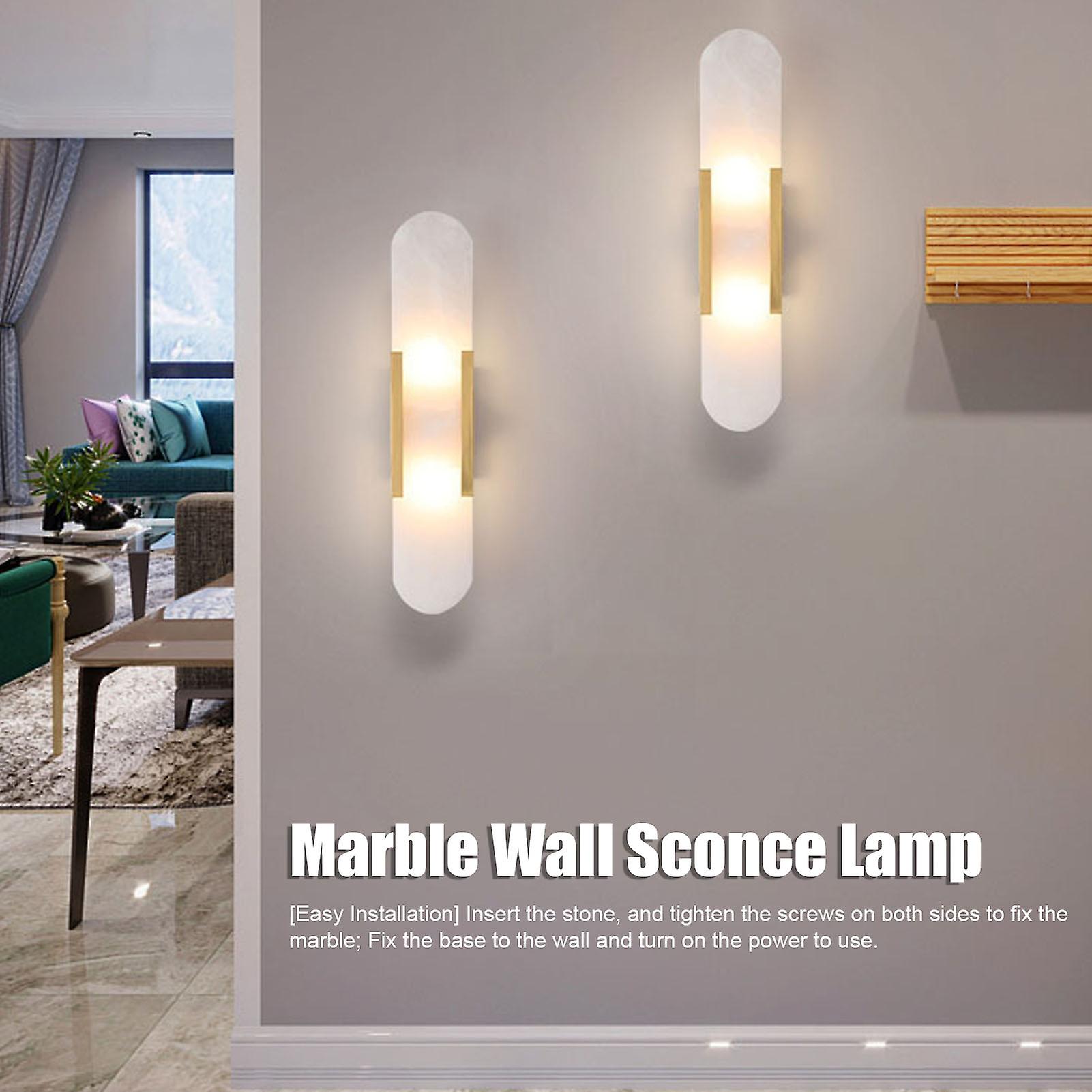 Contemporary Marble Wall Sconce Lamp For Living Room Bathroom Corridor 100v240v