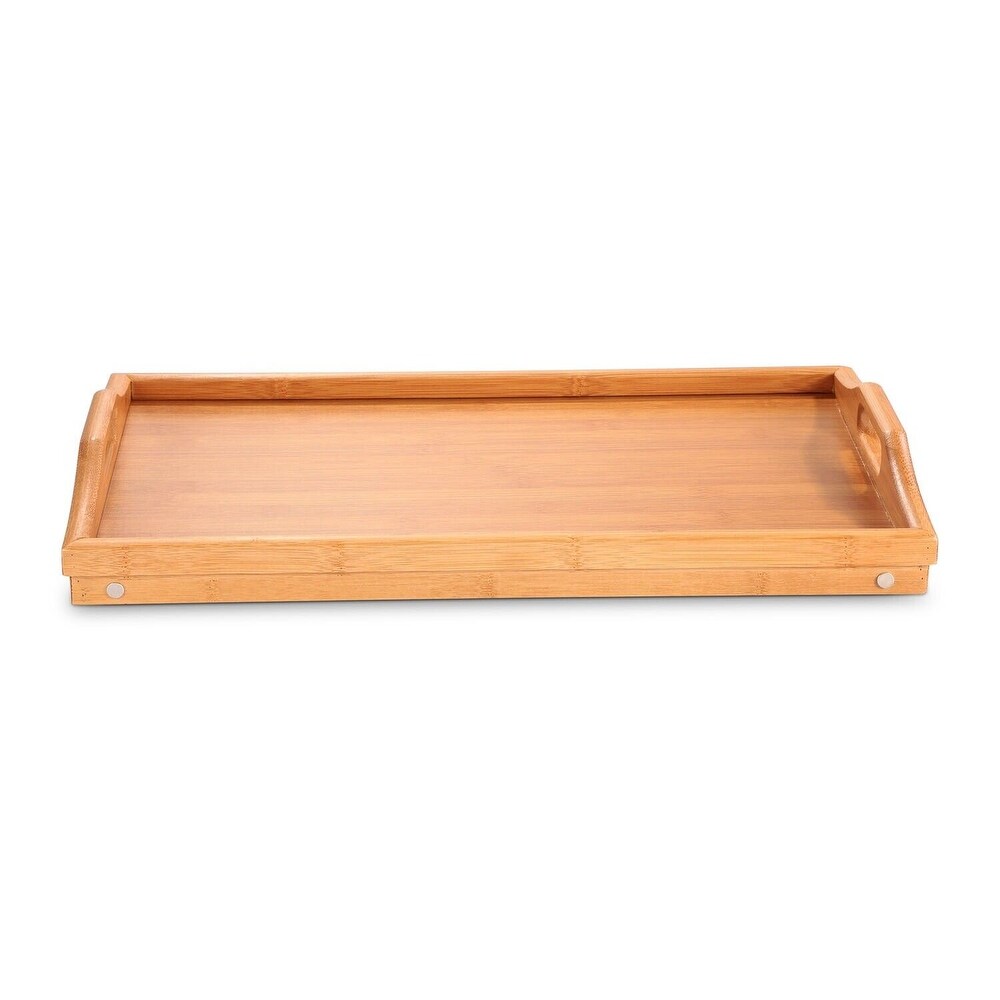 Bamboo Bed Tray with Foldable Legs