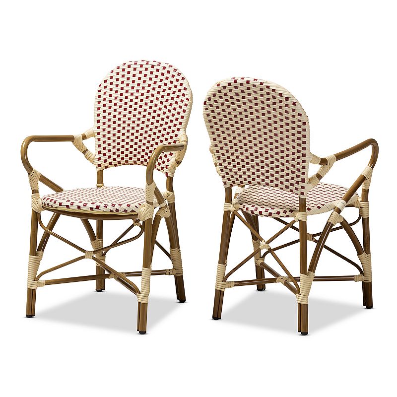 Baxton Studio Seva Dining Chair 2-piece Set