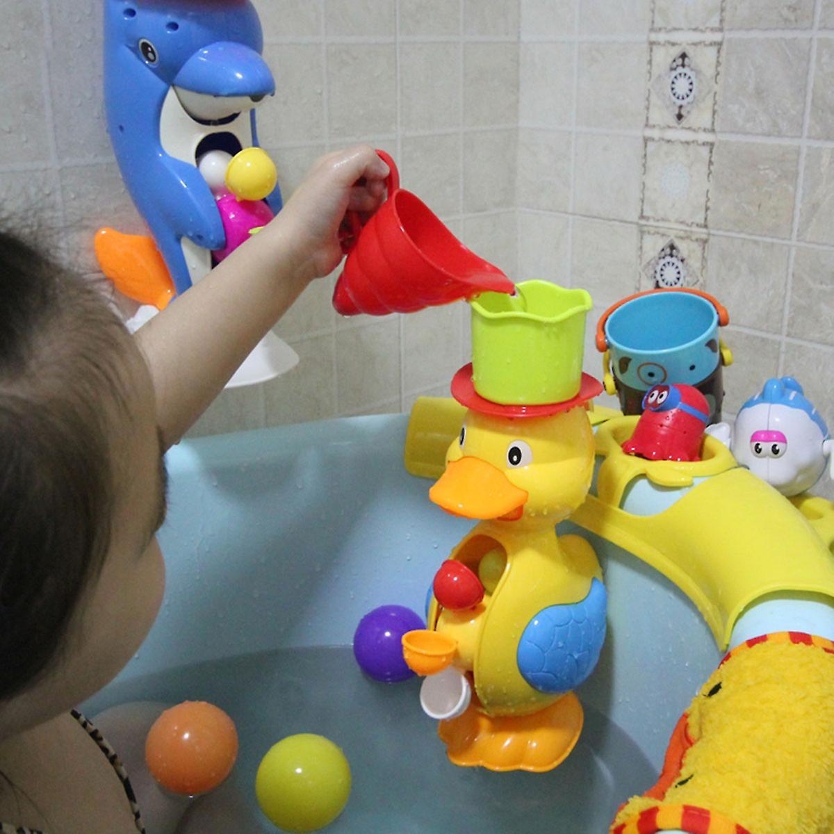 Bath Toy Children Baby Cartoon Bathroom Water Duck