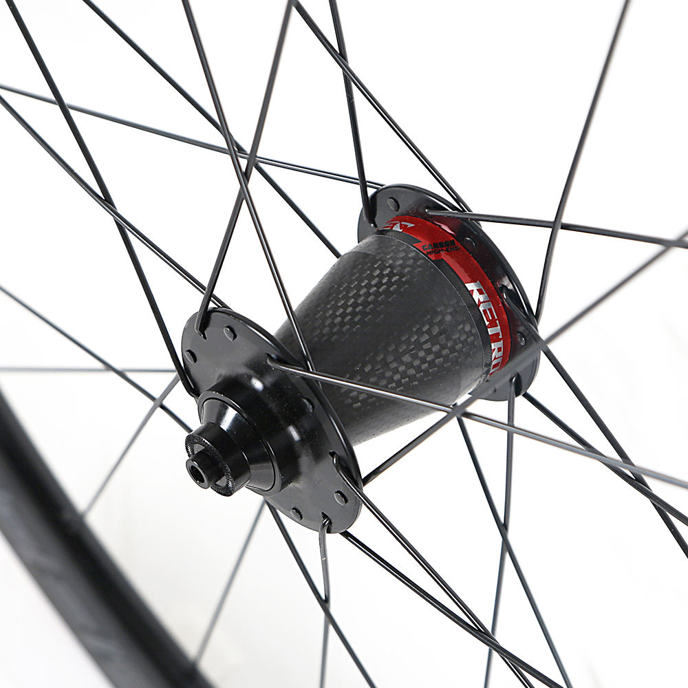 High Quality Carbon Fiber Wheelsets 700c Cycling Wheels 50mm clincher rim brake Road Bike Wheels