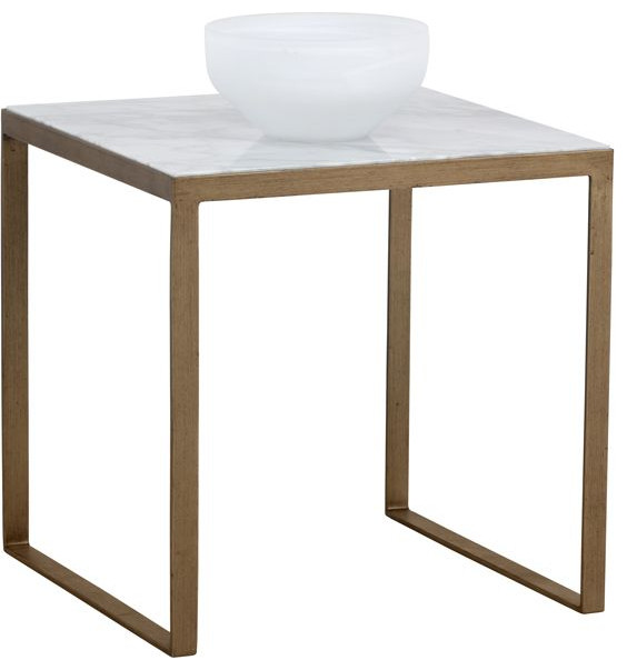Sunpan MIXT Evert End Table   White   Transitional   Side Tables And End Tables   by Unlimited Furniture Group  Houzz