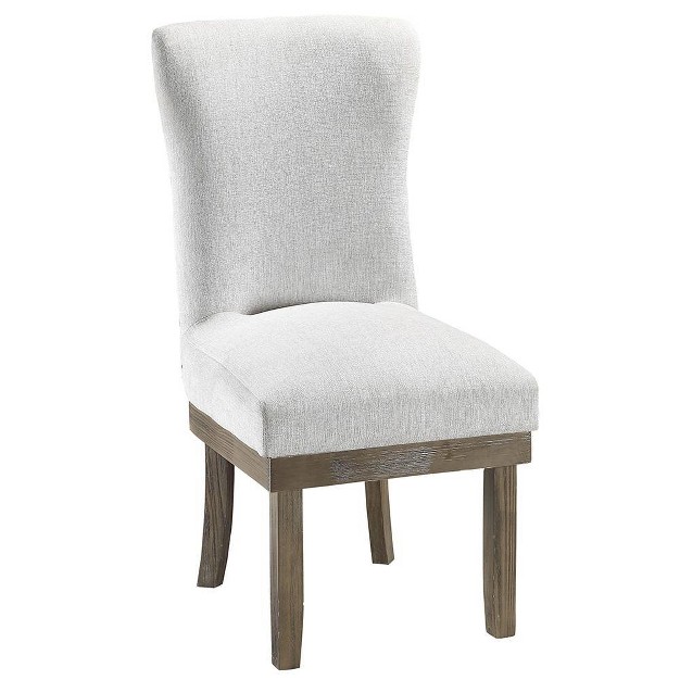 Accent Chairs Gray Linen Acme Furniture