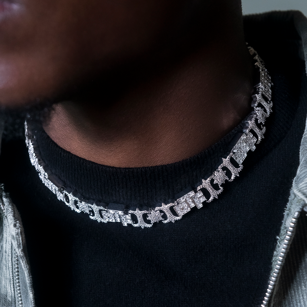 Lil Durk OTF Baguette Infinity Chain- 17mm