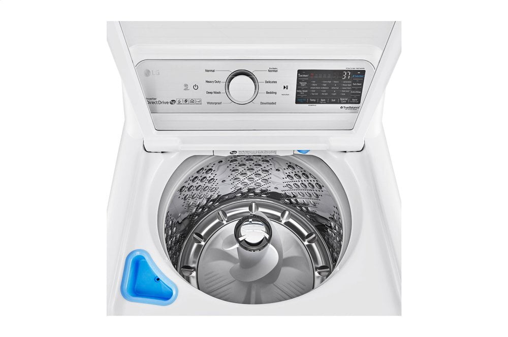 Lg WT7305CW 4.8 Cu. Ft. Mega Capacity Smart Wi-Fi Enabled Top Load Washer With Agitator And Turbowash3D™ Technology