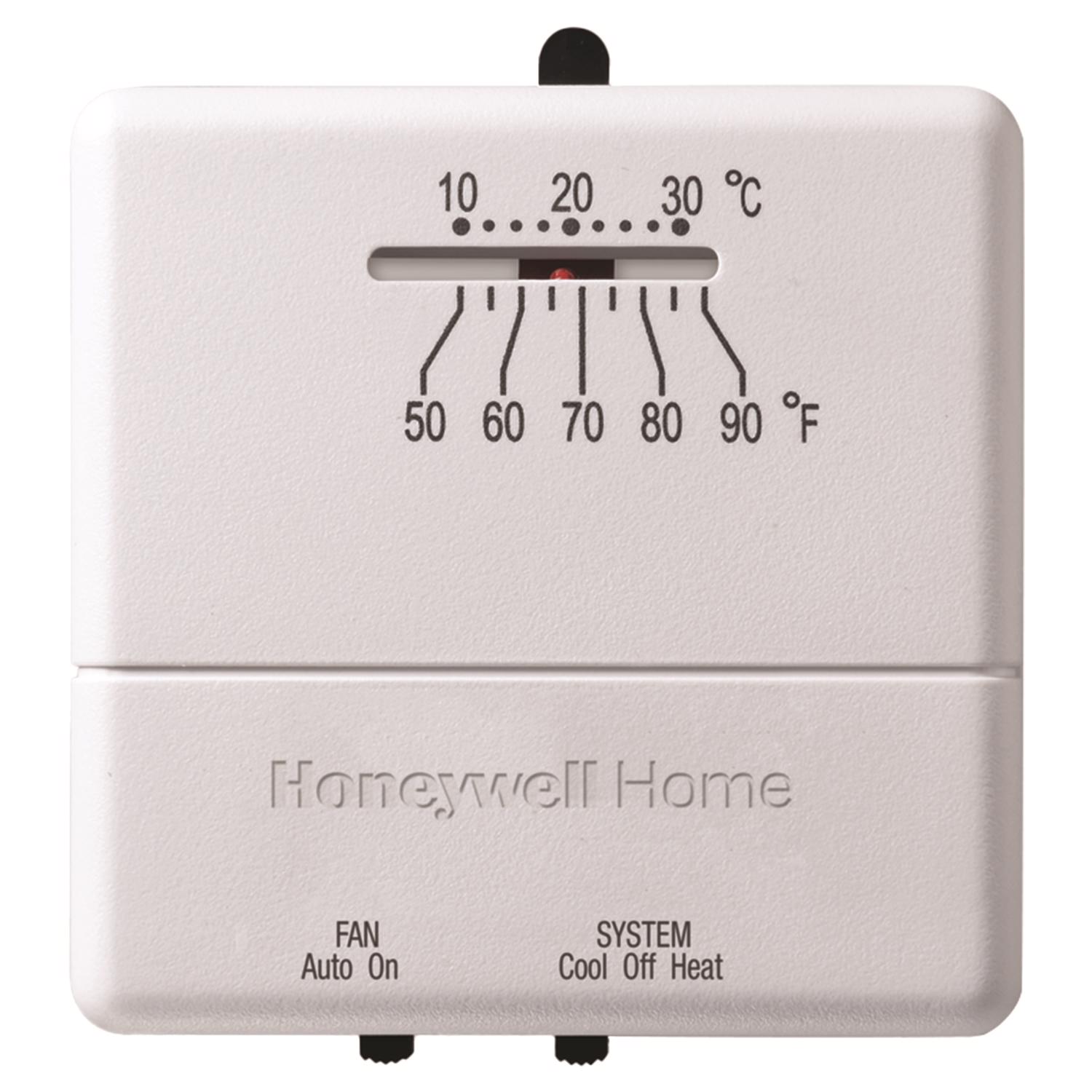 Honeywell Heating and Cooling Lever Thermostat