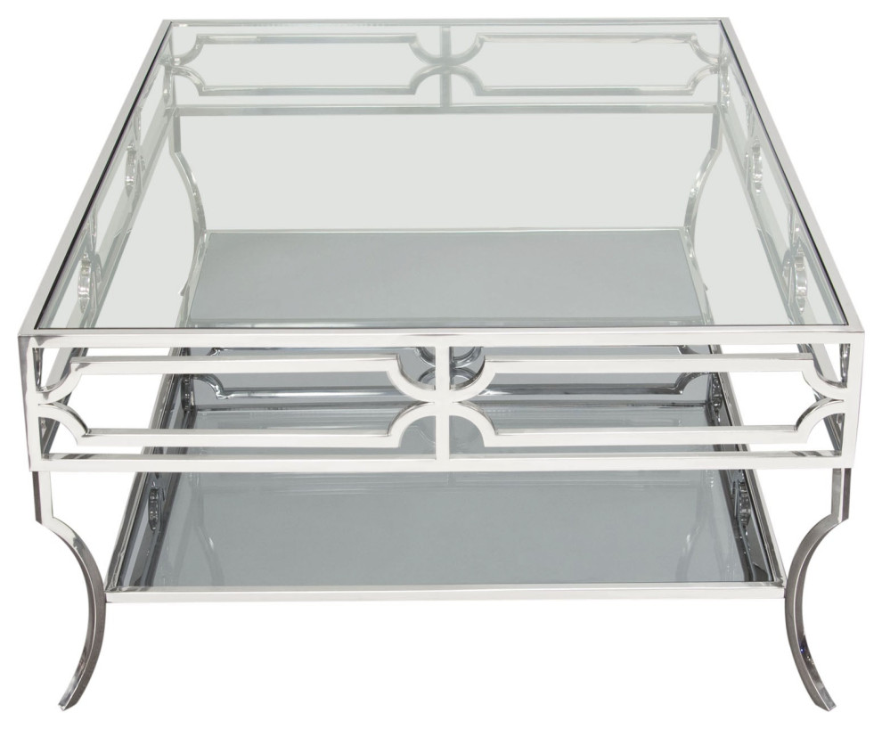 Avalon Cocktail Table  Gray   Contemporary   Coffee Tables   by AMOC  Houzz