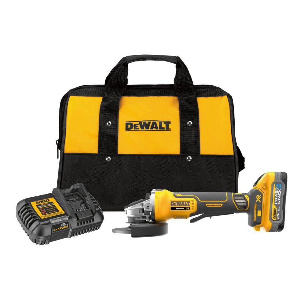 DW 20V Lithium-Ion Cordless Brushless 4.5 in. Grinder DCG413H1