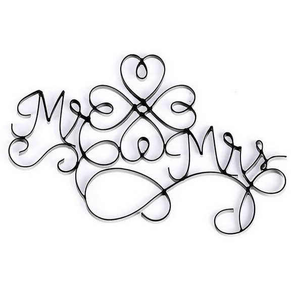 Dicksons MWP 1017 300 Mr.   Mrs. Wire Wall Plaque