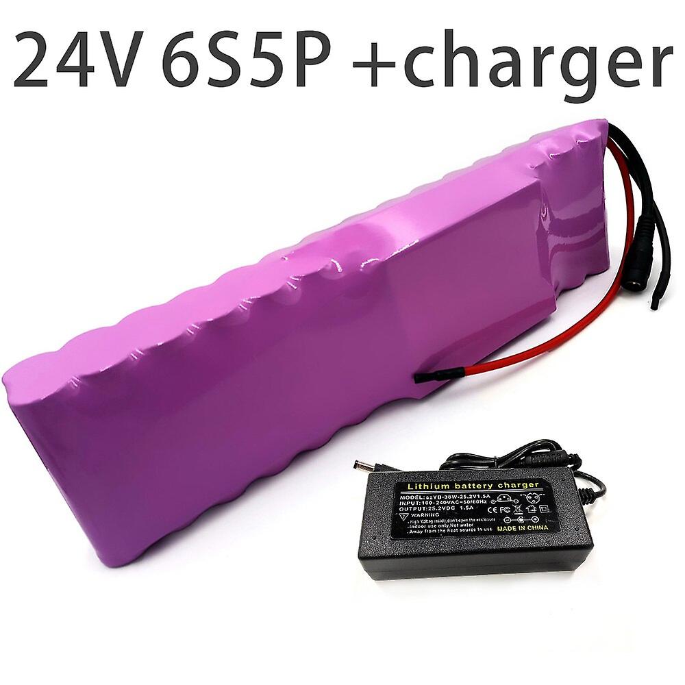 17.5ah 6s5p 24v Battery E-bike Ebike Electric Bicycle Li-ion Customizable 280x70x50mm