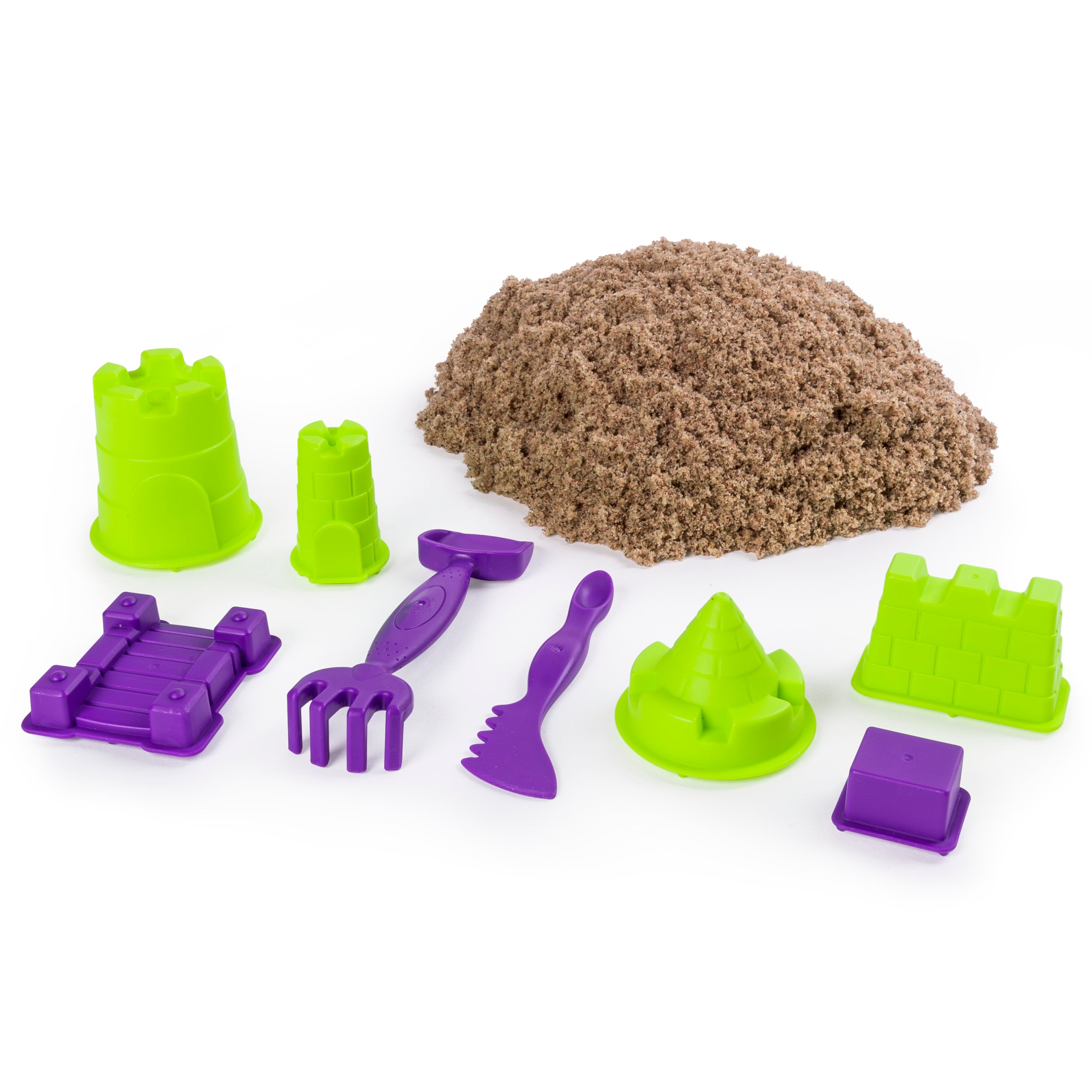 Kinetic Sand Beach Sand Kingdom Playset with 3lbs of Beach Sand, includes Molds and Tools, Play Sand Sensory Toys for Kids Ages 3 and up