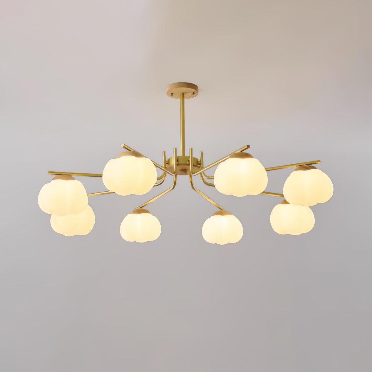 Plastic Cotton Balls Chandelier