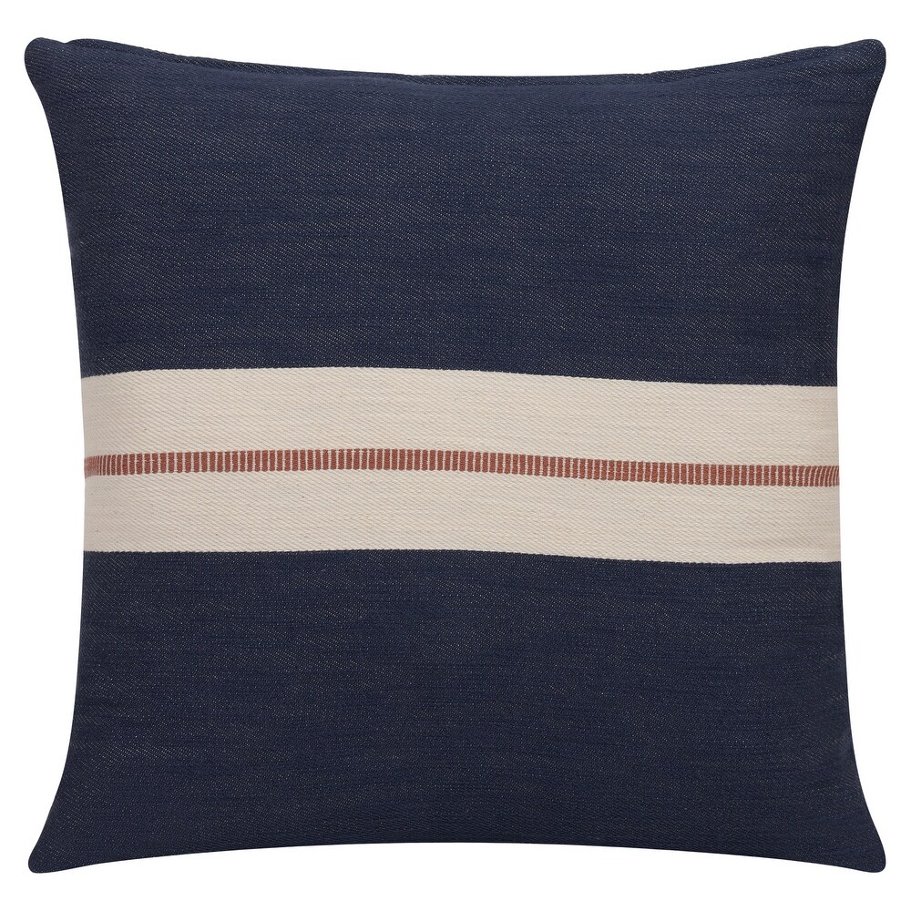 Sevita Striped Cotton Throw Pillow