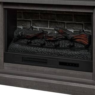 StyleWell Chelsea 62 in. Freestanding Electric Fireplace TV Stand in Gray Fawn Aged Oak HDFP62-69E