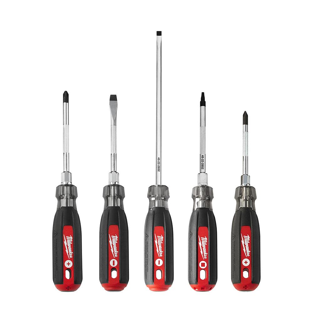 Milwaukee 5 Pc Cushion Grip Screwdriver Kit 48-22-2885 from Milwaukee