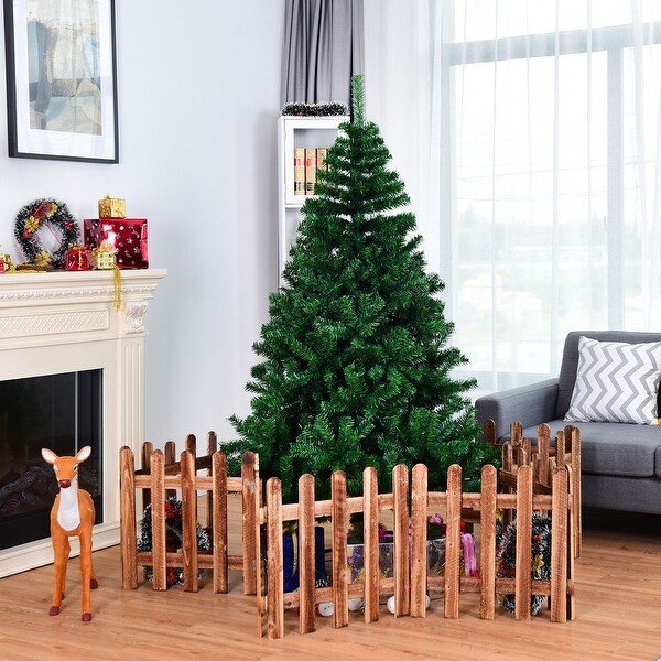 Costway 6FT/7.5FT/9FT PVC Artificial Christmas Tree 1000/1346 /2132