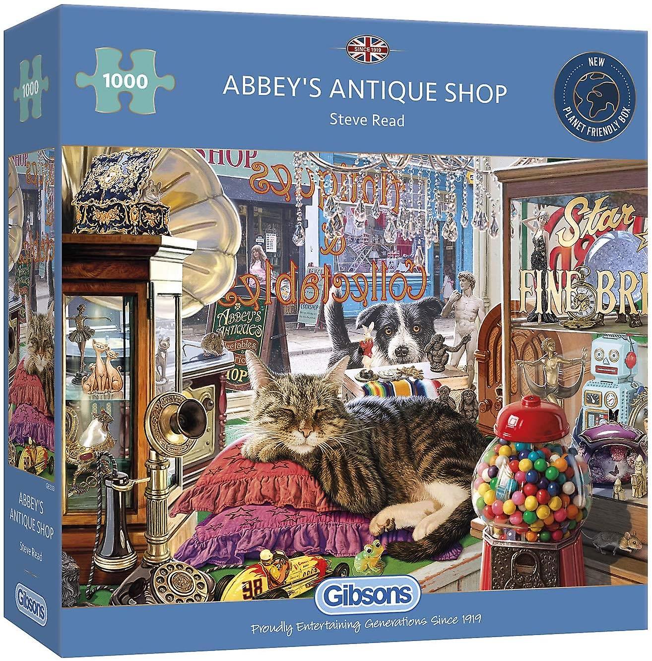 Gibsons Abbey's Antique Shop Jigsaw Puzzle (1000 Pieces)