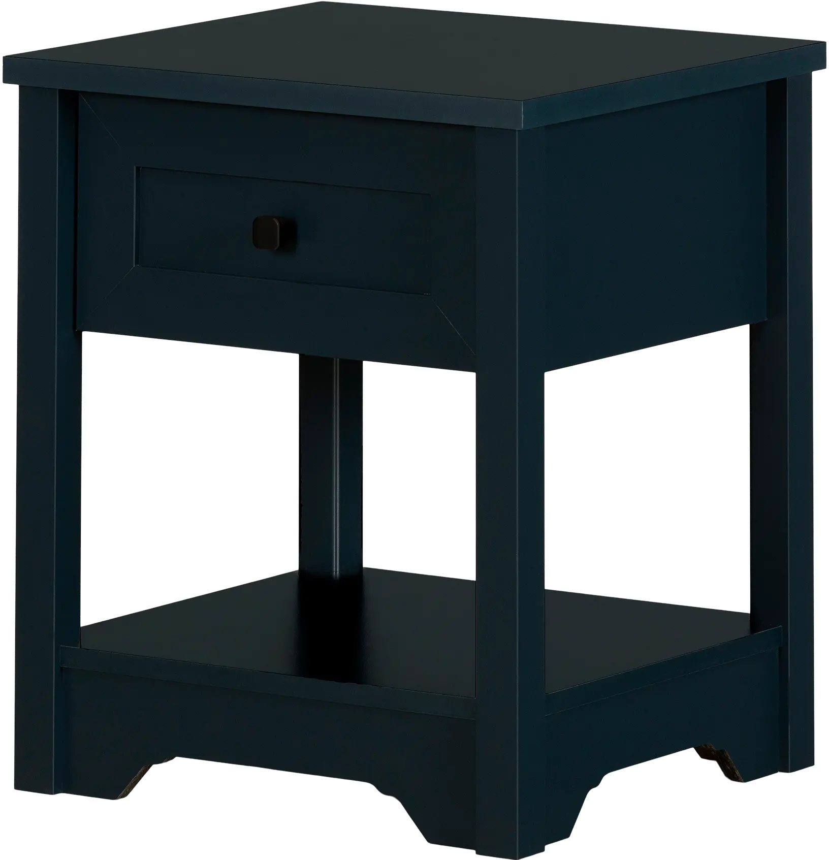 Hazen Navy Blue Nightstand