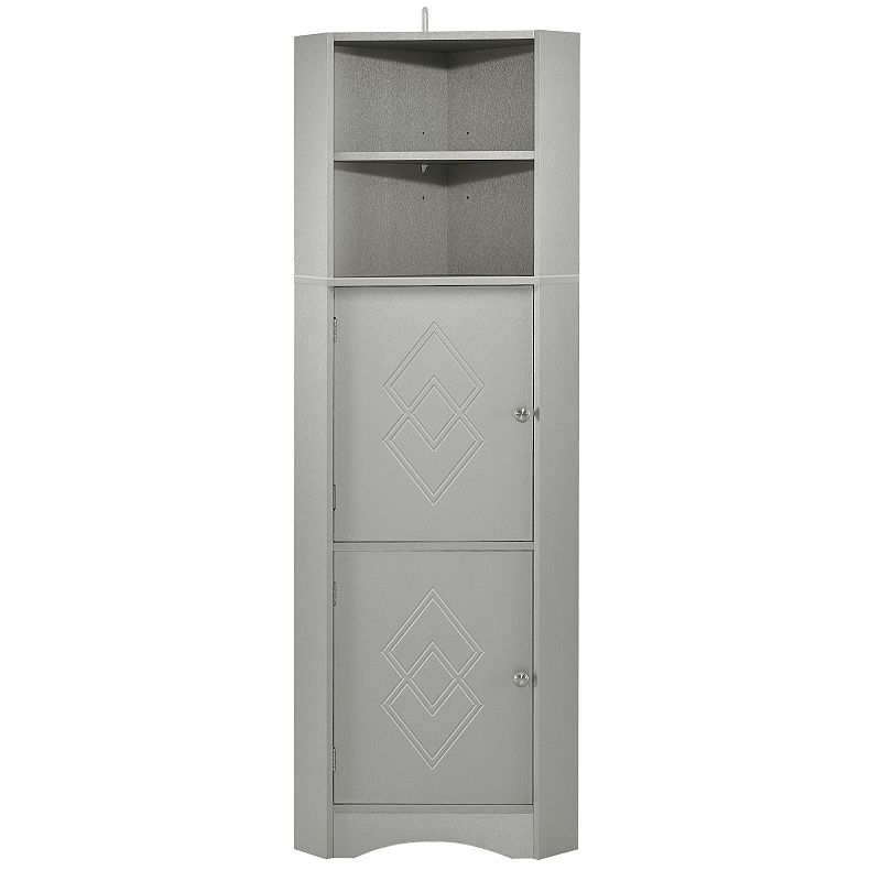 Merax Tall Bathroom Corner Cabinet