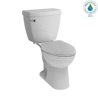 Delta Foundations 2-piece 1.28 GPF Single Flush Elongated Toilet in White C43913-WH