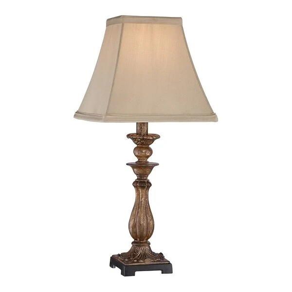 Cottage Small Table Lamp Distressed Light Bronze - 6.5