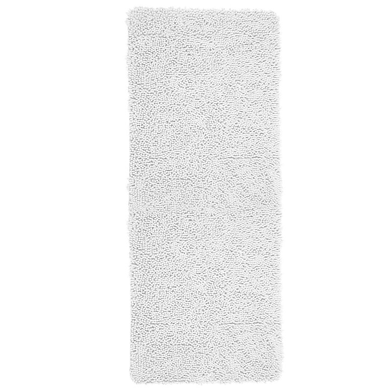 Portsmouth Home Memory Foam Long Shag Bath Mat